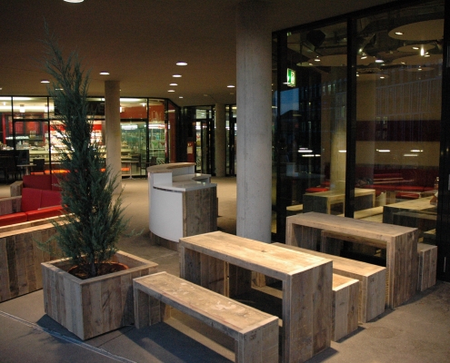 Möbeldesign Cafe Außenbereich